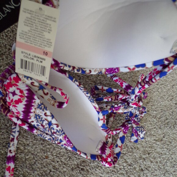 NWT La blanca multi color bikini 10 - Picture 6 of 10